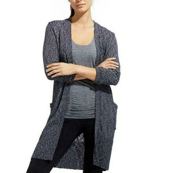 Athleta Carrillo cardigan sweater navy blue sz small - Picture 1 of 6